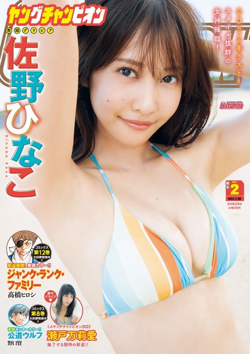 佐野ひなこ　ヤングチャンピオン　グラビア